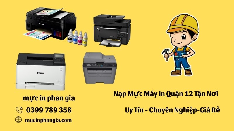 nạp mực máy in quận 12