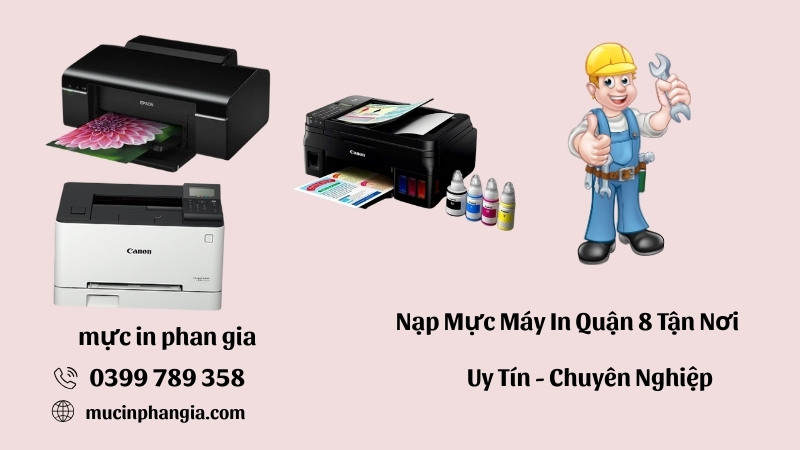 nạp mực máy in quận 8