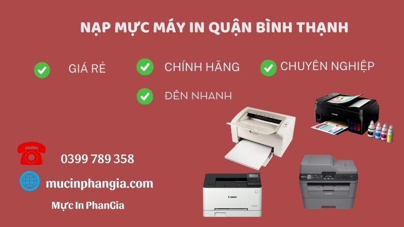 nạp mực máy in quận bình thạnh