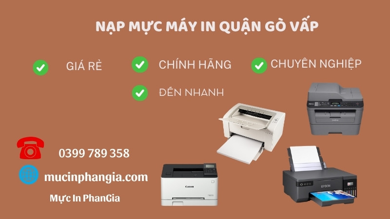 nạp mực máy in quận gò vấp