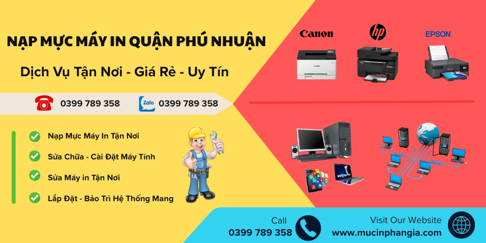 nạp mực máy in quận phú nhuận