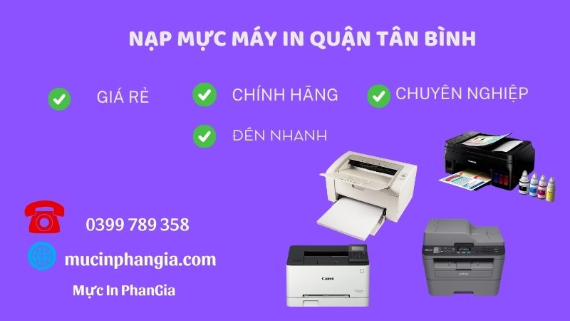 nạp mực máy in quận tân bình