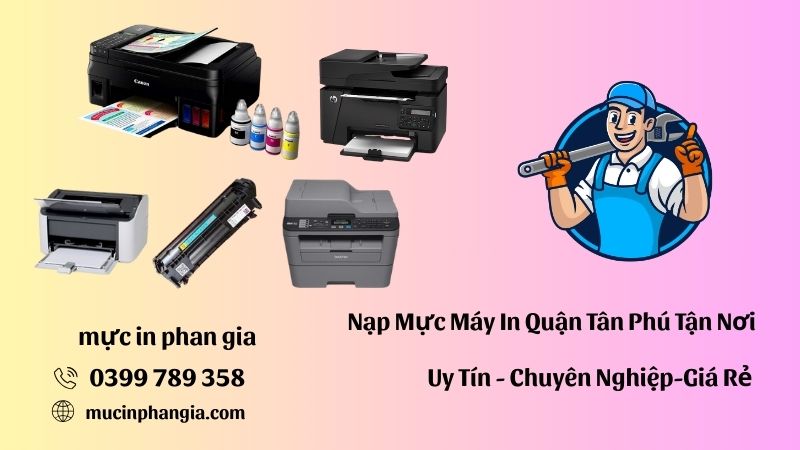 nạp mực máy in quận tân phú